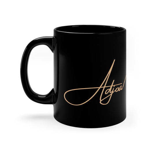 Adjoa- 11oz Black Mug