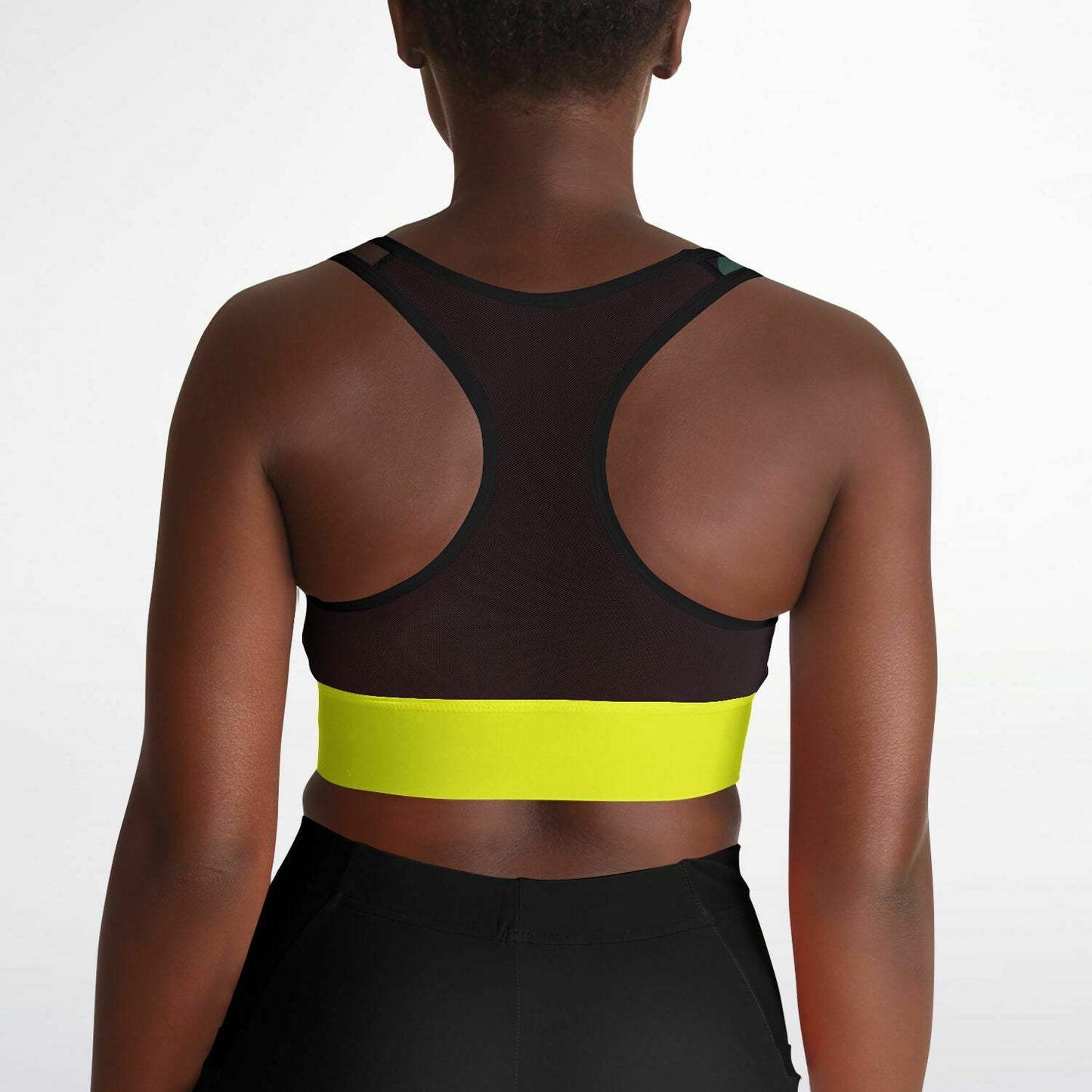 Mesh Padded Sports Bra