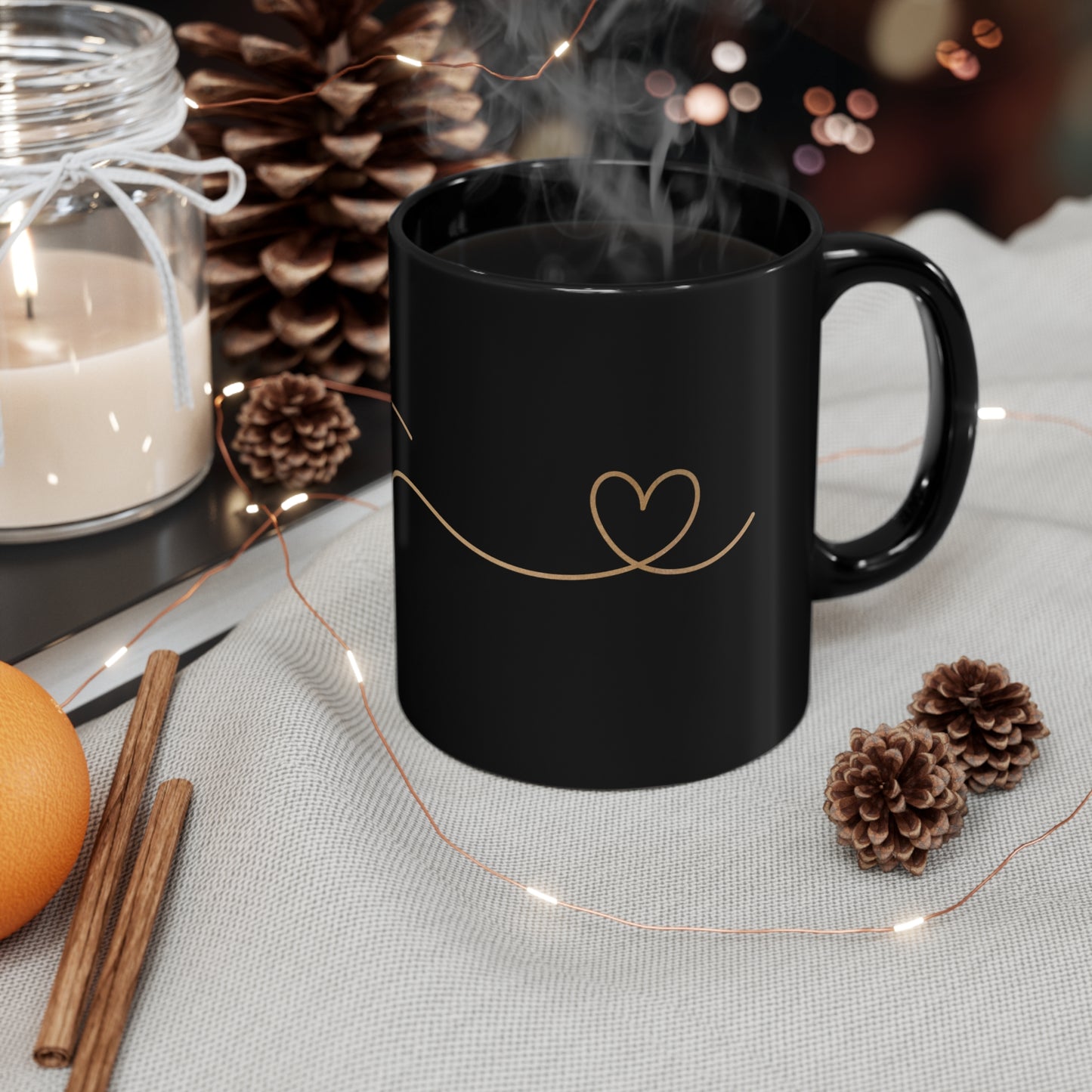 Njoki - 11oz Black Mug