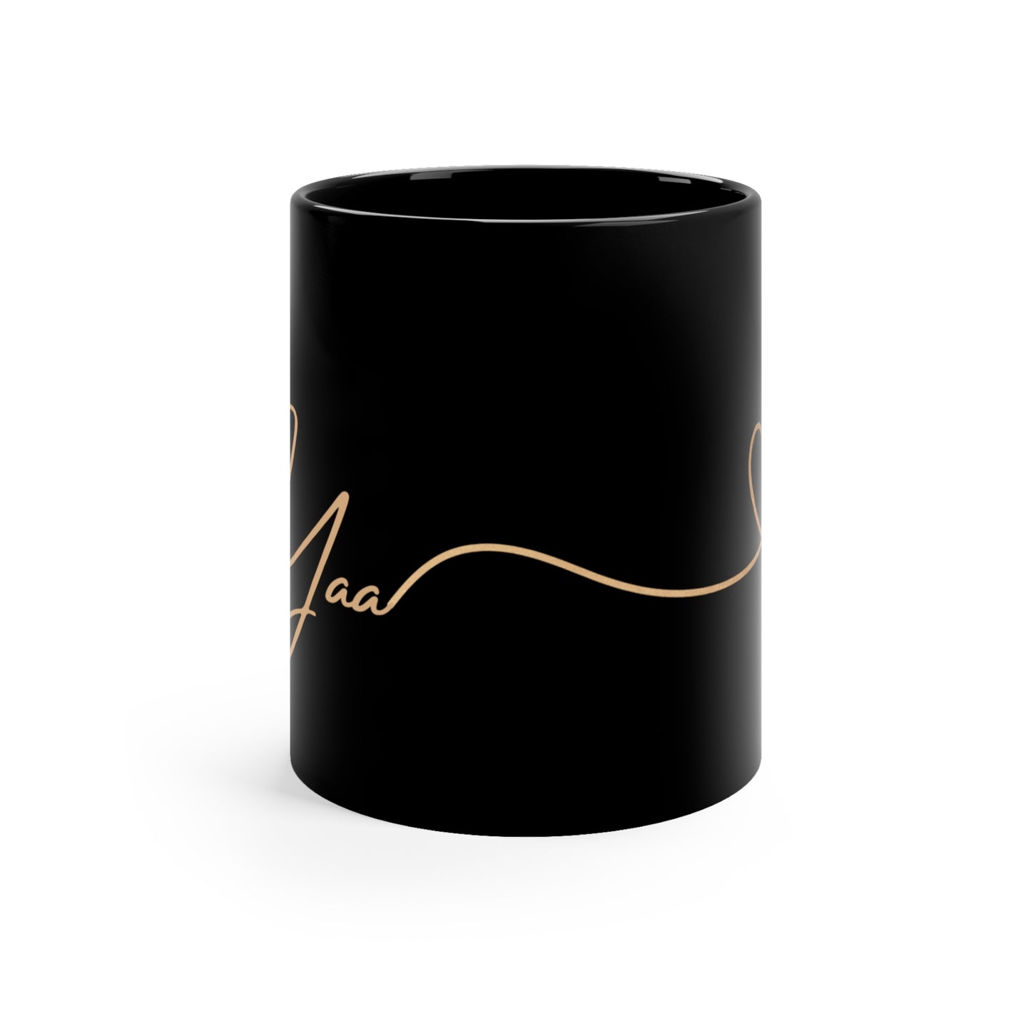 Yaa- 11oz Black Mug