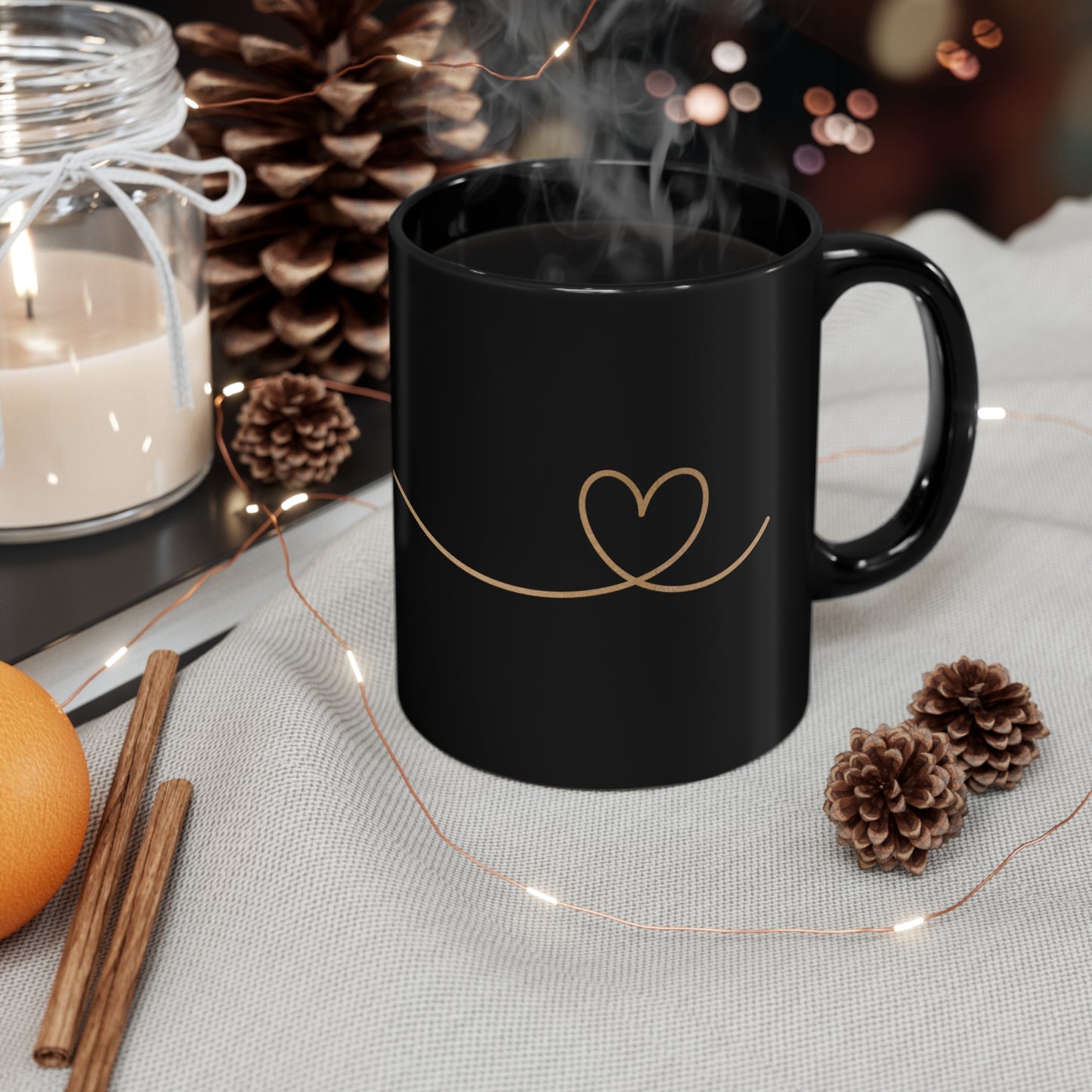 Nkechi - 11oz Black Mug