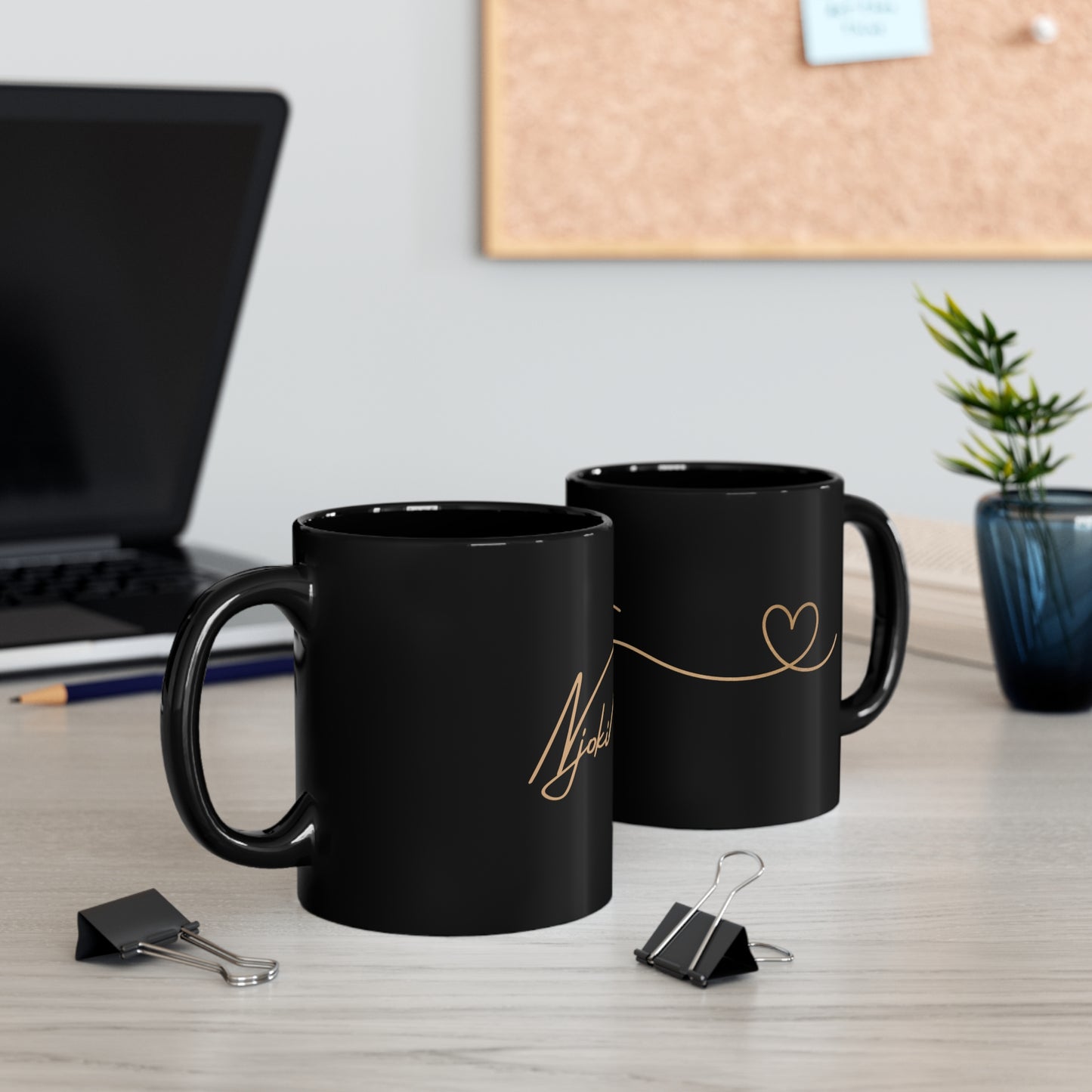 Njoki - 11oz Black Mug