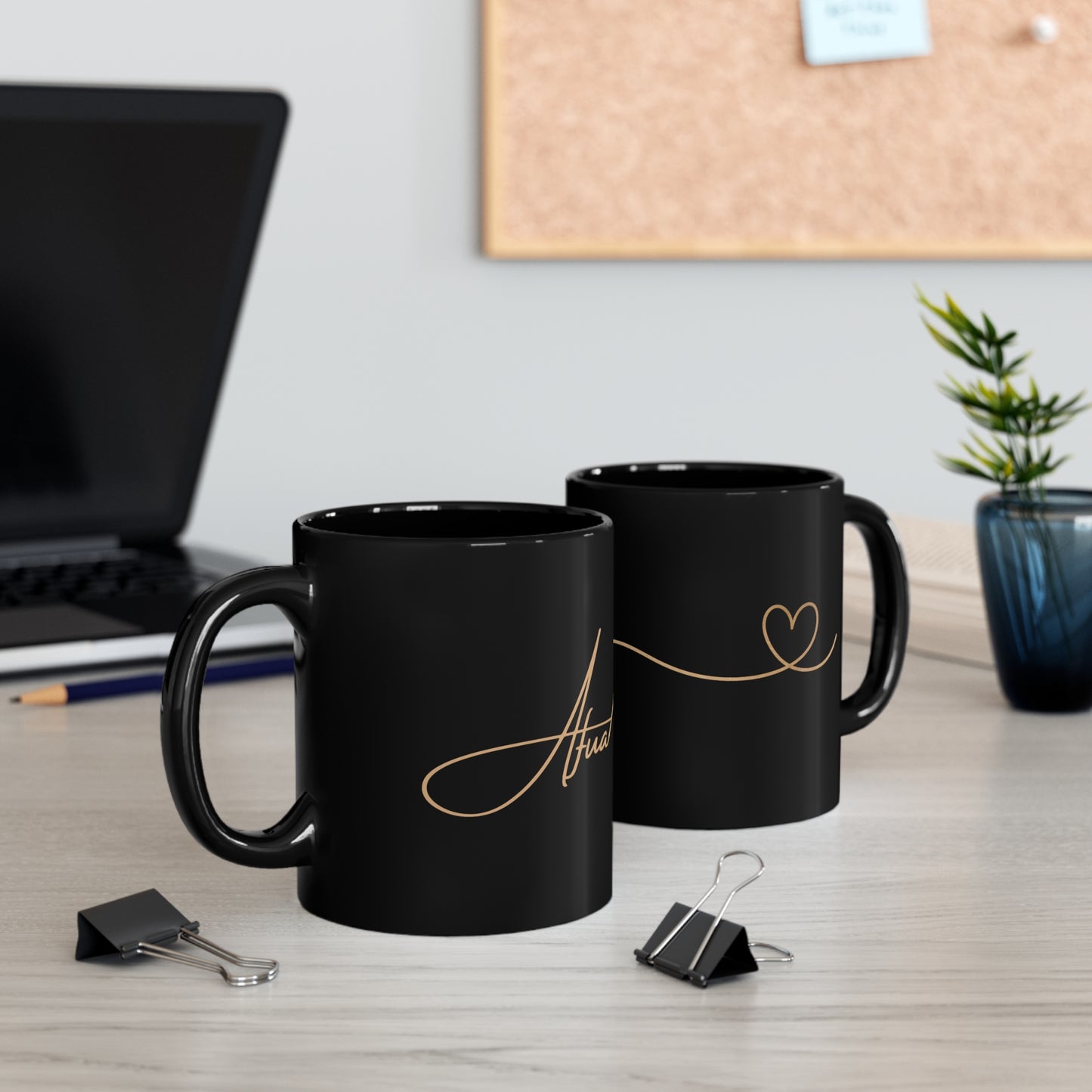 Afua- 11oz Black Mug