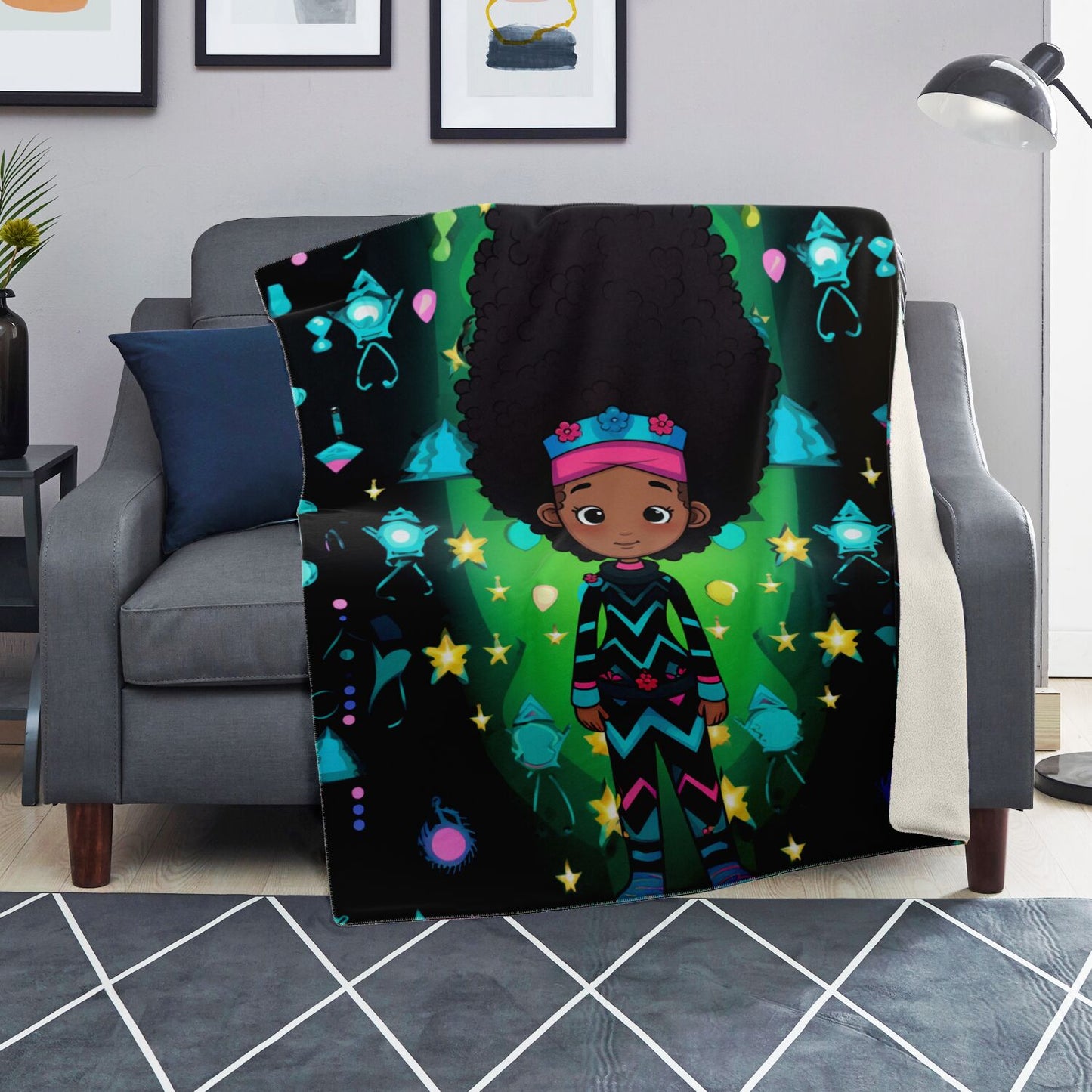 Premium Microfleece Blanket - AOP