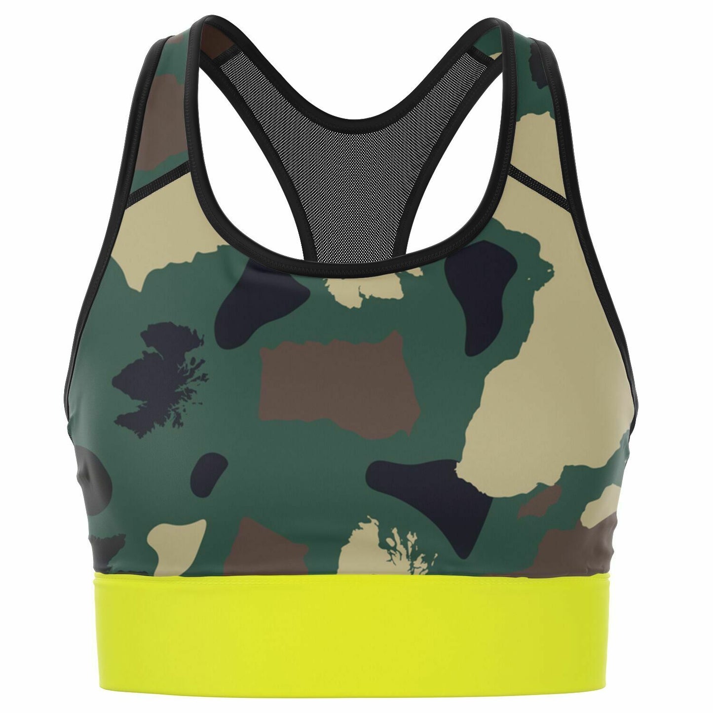 Mesh Padded Sports Bra