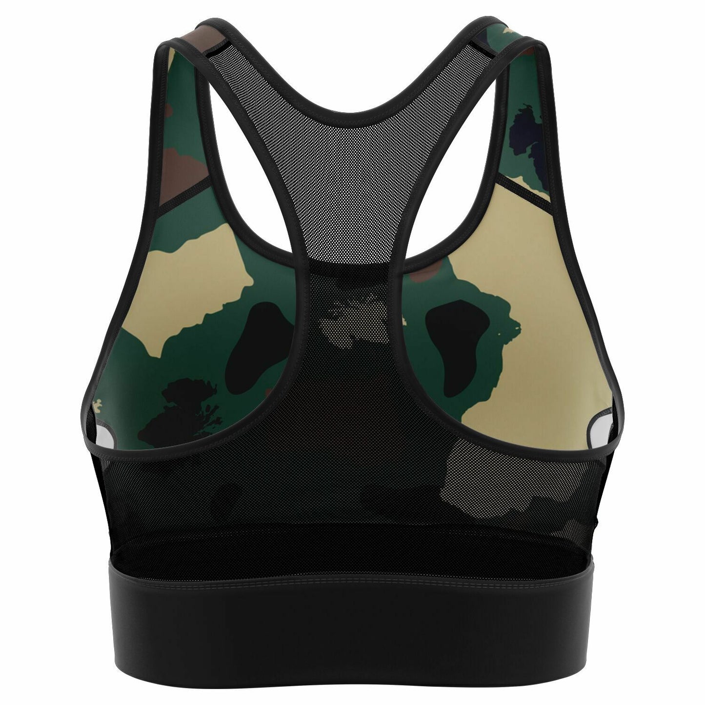 Camo Padded Sports Bra  copy