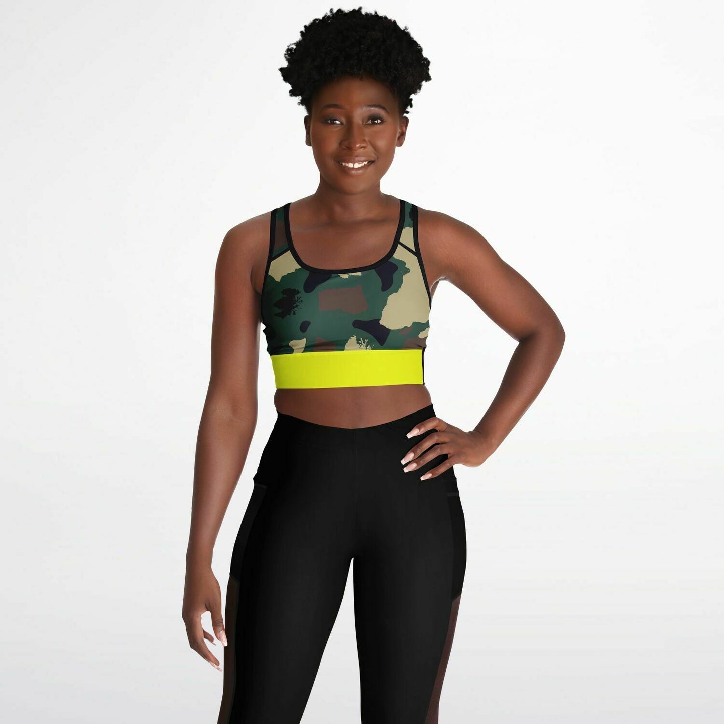 Mesh Padded Sports Bra