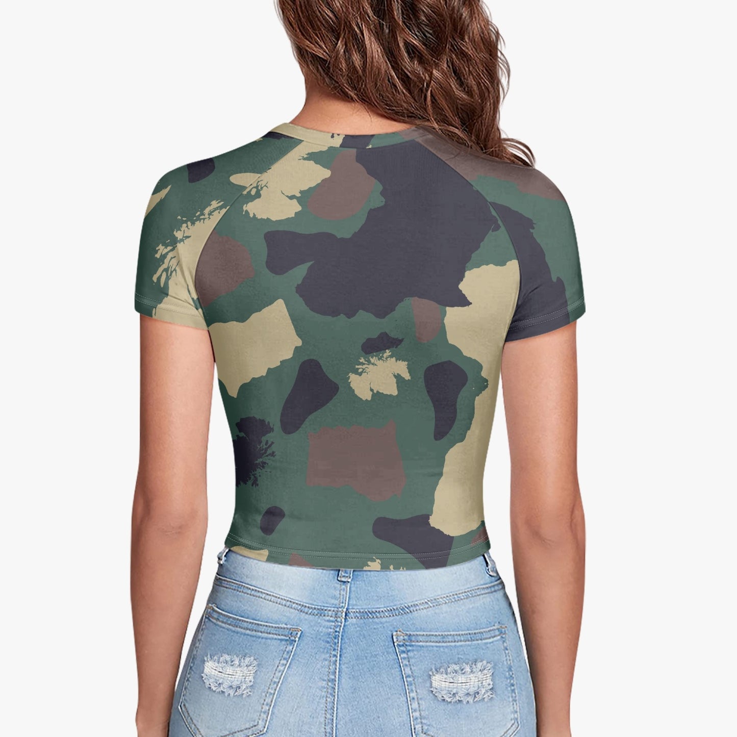 Women's Fitted Crop Top Tee