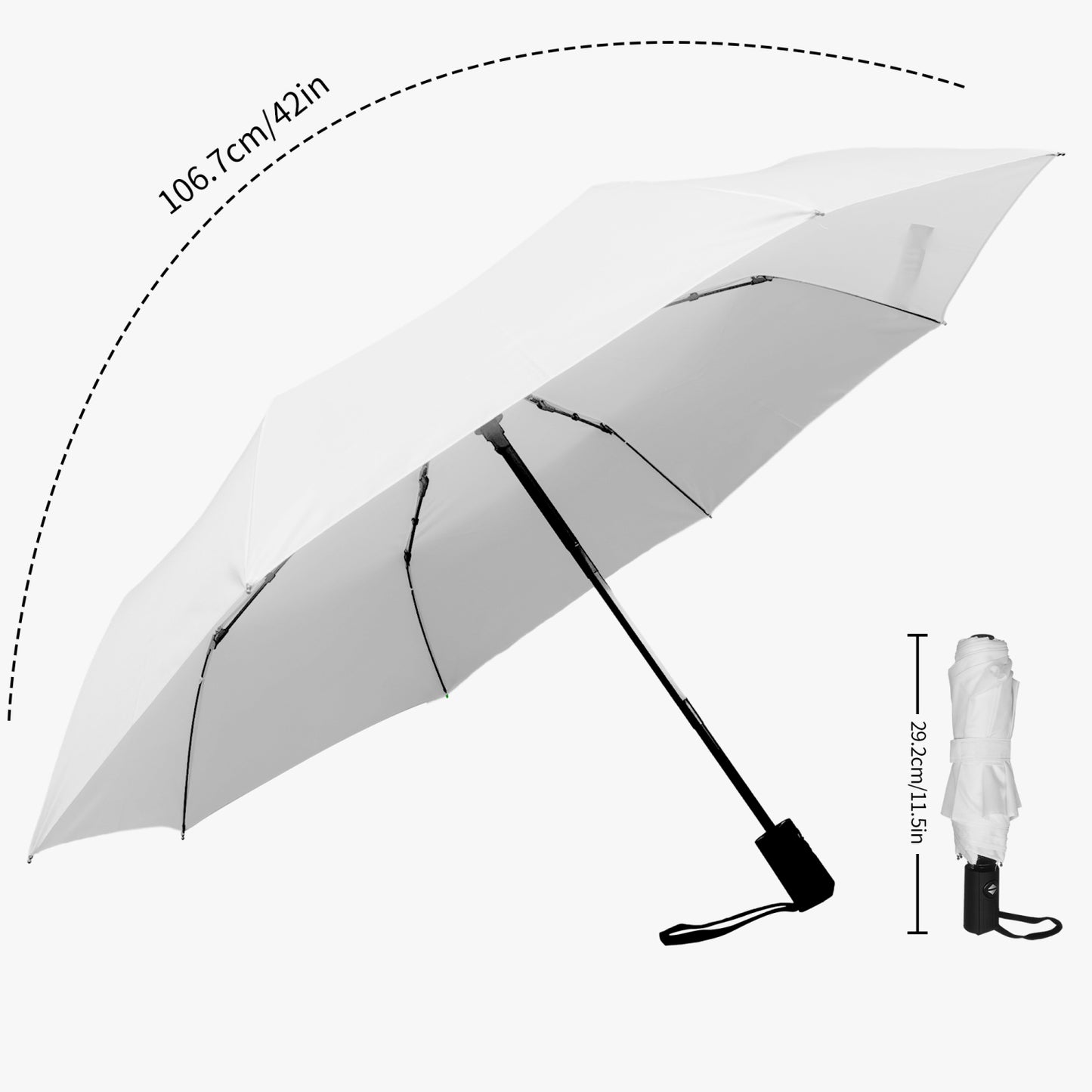 Gye Nyame. Automatic Folding Umbrella