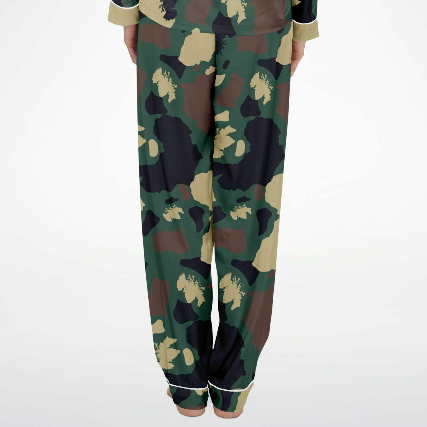 Women's Satin Pajamas - Afro-fatigues