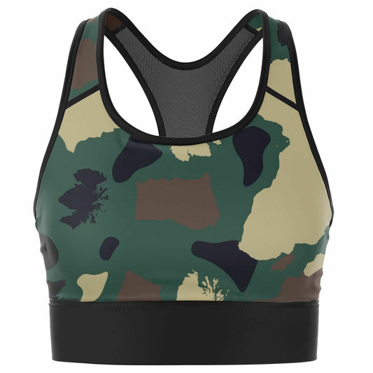 Camo Padded Sports Bra  copy