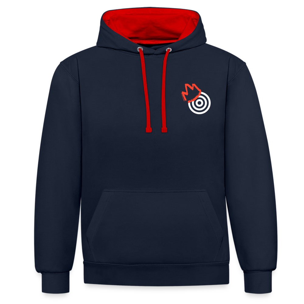 King of Kings - Hoodie - navy/red