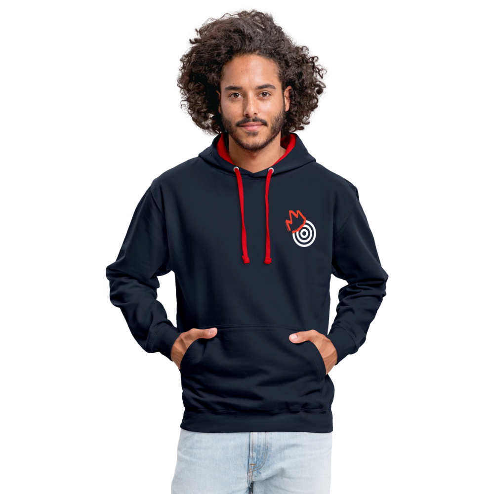 King of Kings - Hoodie - navy/red