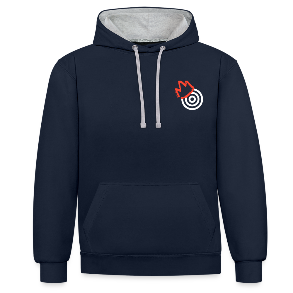 King of Kings - Hoodie - navy/heather grey