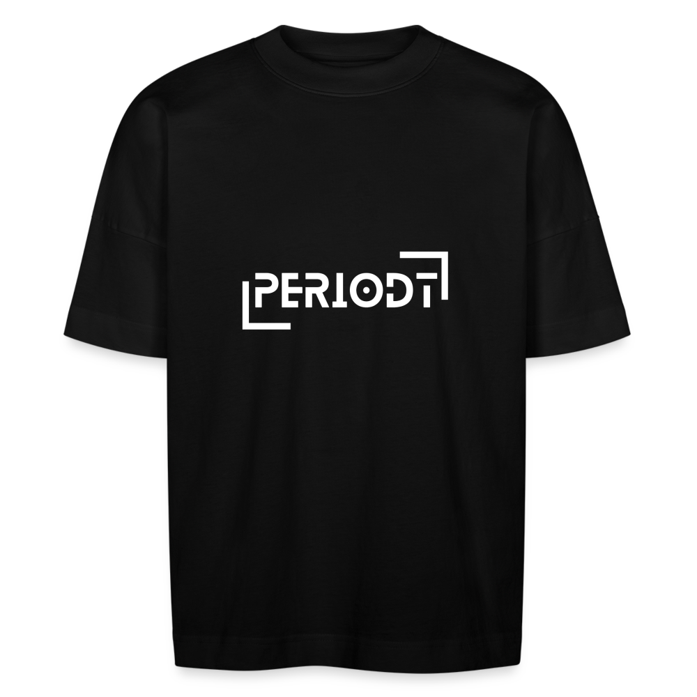 PERIODT - unisex oversize organic T-shirt - black